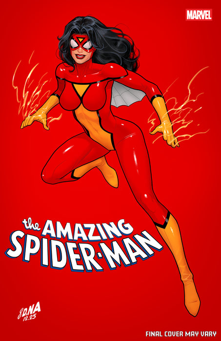 AMAZING SPIDER-MAN (2025) #22 DAVID NAKAYAMA COLOR BLOCK RED VARIANT