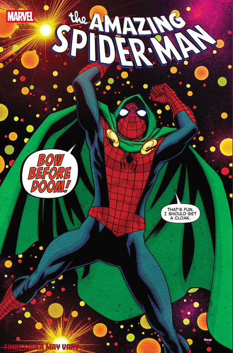 AMAZING SPIDER-MAN (2025) #23 MIKE MCKONE DOOM HOMAGE VARIANT [DS]