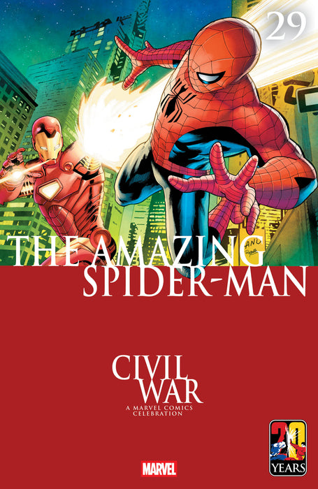 AMAZING SPIDER-MAN (2025) #29 GREG LAND CIVIL WAR CELEBRATION VARIANT