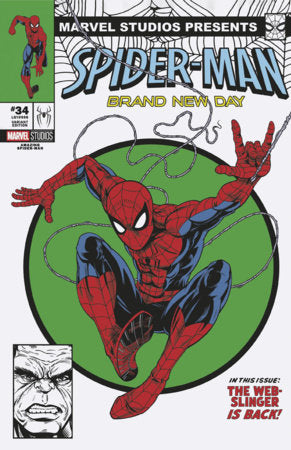 AMAZING SPIDER-MAN (2025) #34 ADAM STAFFORD SPIDER-MAN: BRAND NEW DAY MARVEL STUDIOS VARIANT