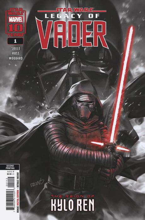 STAR WARS: THE LEGACY OF VADER #1 DERRICK CHEW 2ND PRINTING VARIANT