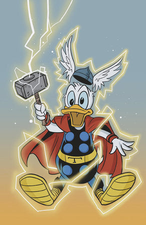 MARVEL & DISNEY: WHAT IF...? DONALD DUCK BECAME THOR #1 1:50 PHIL NOTO DONALD DUCK THOR VIRGIN VARIANT