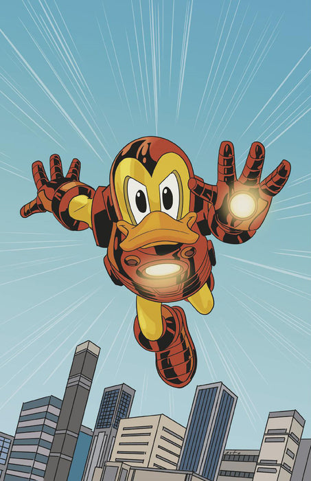 MARVEL & DISNEY: WHAT IF...? DONALD DUCK BECAME IRON MAN #1 1:100 PHIL NOTO GOOFY IRON  MAN VIRGIN VARIANT