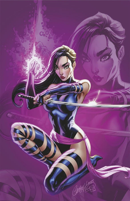 PSYLOCKE #10 1:100 J. SCOTT CAMPBELL JUST SPECTACULAR COLLECTION VIRGIN VARIANT