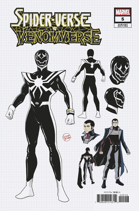 SPIDER-VERSE VS. VENOMVERSE #5 1:10 LUCIANO VECCHIO DESIGN VARIANT