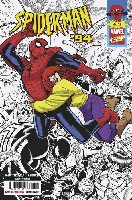 SPIDER-MAN '94 #1 NICK BRADSHAW 2ND PRINTING VARIANT (WDC)