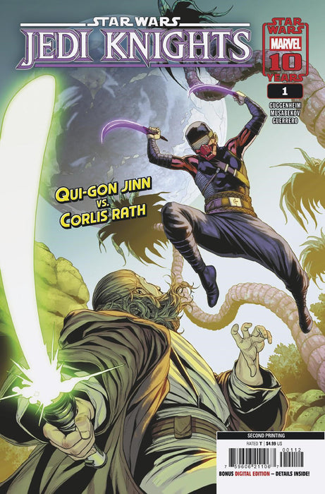 STAR WARS: JEDI KNIGHTS #1 MADIBEK MUSABEKOV 2ND PRINTING VARIANT