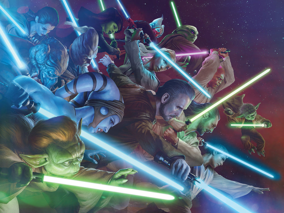 STAR WARS: JEDI KNIGHTS #1 1:25 RAHZZAH RATIO VIRGIN 2ND PRINTING VARIANT
