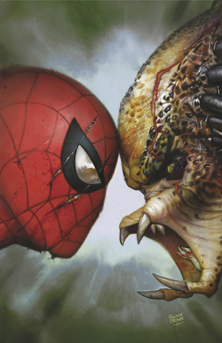 PREDATOR VS. SPIDER-MAN #1 1:25 RYAN BROWN RATIO VIRGIN 2ND PRINTING VARIANT