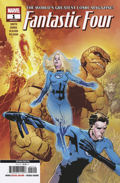 FANTASTIC FOUR (2025) #1 MAHMUD ASRAR 2ND PRINTING VARIANT