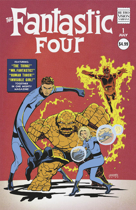 FANTASTIC FOUR (2025) #1 LEONARDO ROMERO RETRO VISION VARIANT