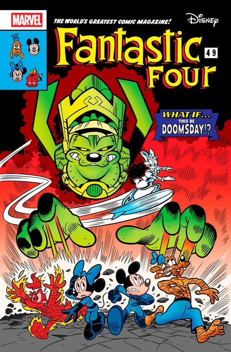 FANTASTIC FOUR (2025) #1 LORENZO PASTROVICCHIO DISNEY WHAT IF? FANTASTIC FOUR HOMAGE VARIANT