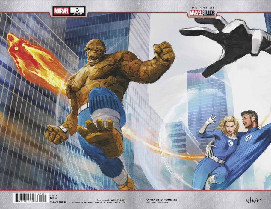 FANTASTIC FOUR (2025) #3 WESLEY BURT MARVEL STUDIOS WRAPAROUND VARIANT