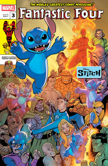 FANTASTIC FOUR (2025) #3 PACO MEDINA DISNEY STITCH VARIANT
