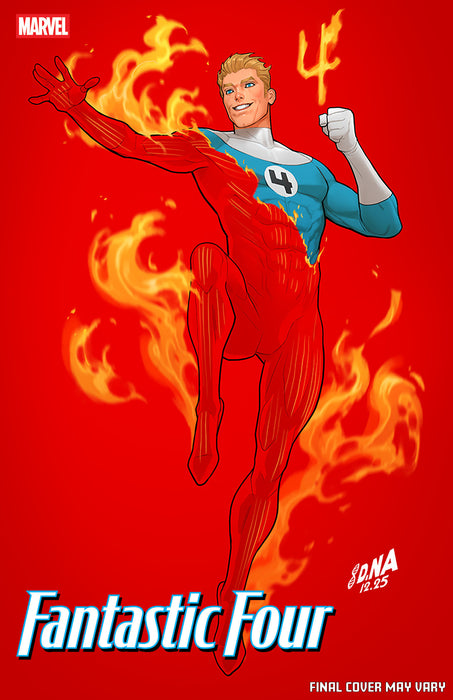 FANTASTIC FOUR (2025) #8 DAVID NAKAYAMA COLOR BLOCK RED VARIANT