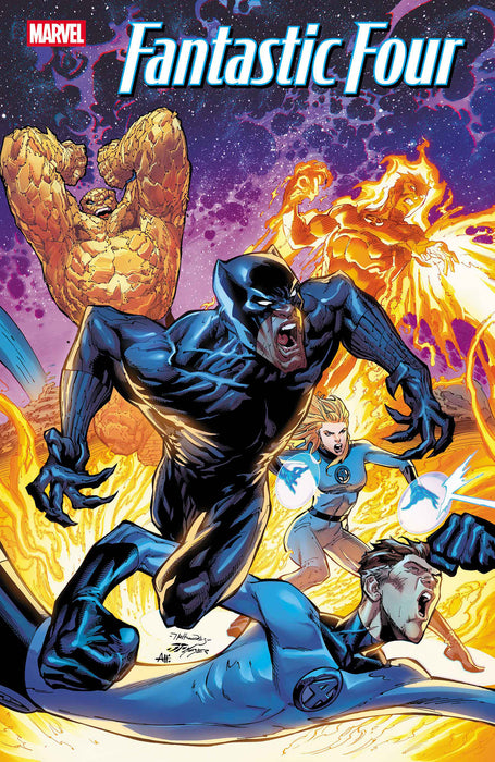 FANTASTIC FOUR (2025) #8 NETHO DIAZ BLACK PANTHER VARIANT