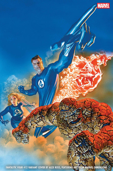 FANTASTIC FOUR (2025) #12 ALEX ROSS MARVEL DIMENSIONS VARIANT