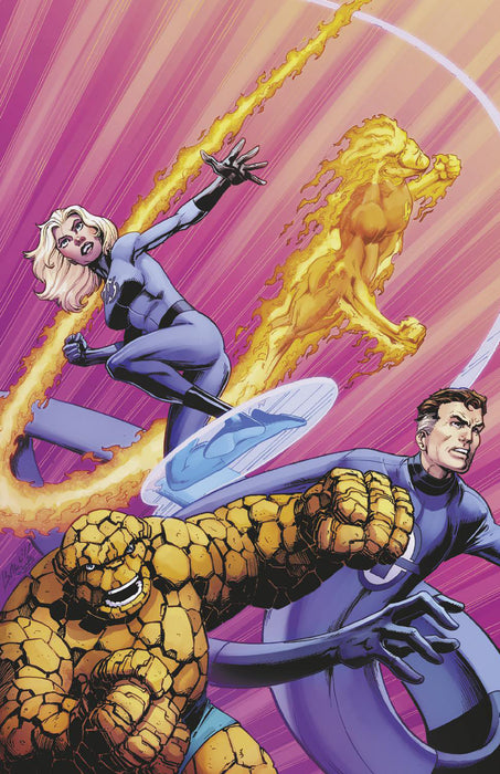 FANTASTIC FOUR FANFARE #1 1:100 MARK BAGLEY VIRGIN VARIANT