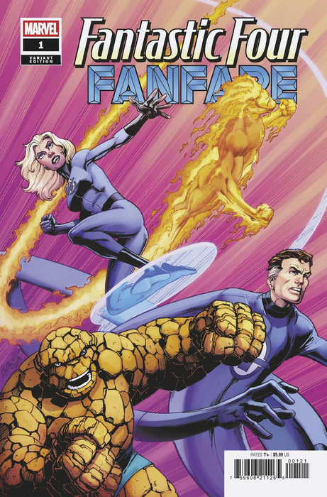 FANTASTIC FOUR FANFARE #1 MARK BAGLEY VARIANT