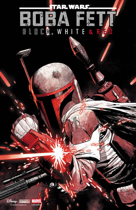 STAR WARS: BOBA FETT - BLACK, WHITE & RED #1 1:25 LEINIL YU VARIANT
