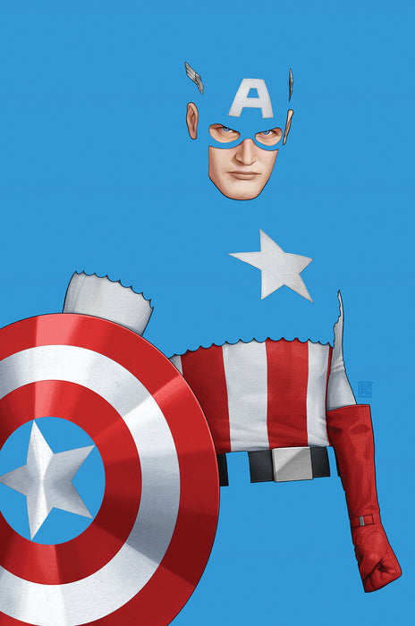 CAPTAIN AMERICA (2025) #2 JOHN TYLER CHRISTOPHER NEGATIVE SPACE VIRGIN VARIANT