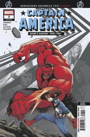 CAPTAIN AMERICA (2025) #7 VALERIO SCHITI 2ND PRINTING VARIANT