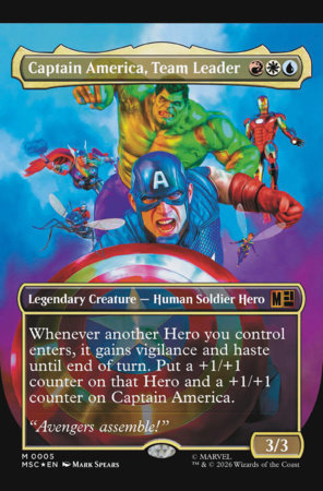 CAPTAIN AMERICA (2025) #12 MARK SPEARS MAGIC: THE GATHERING VARIANT [ARM]