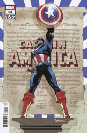 CAPTAIN AMERICA (2025) #13 ROGE ANTONIO 250TH HOMAGE VARIANT [ARM]