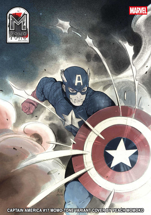 CAPTAIN AMERICA (2025) #17 PEACH MOMOKO MOMO-TONE VARIANT