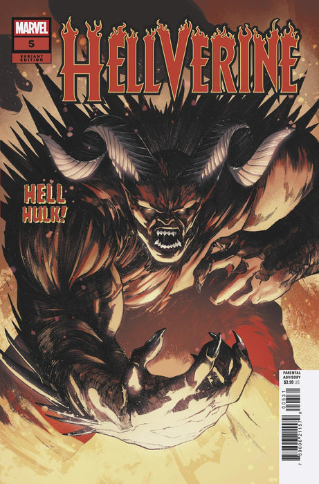HELLVERINE #5 ALESSANDRO CAPPUCCIO HELL HULK VARIANT