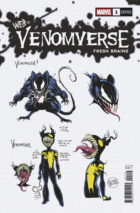 WEB OF VENOMVERSE: FRESH BRAINS #1 1:10 LUCIANO VECCHIO DESIGN VARIANT