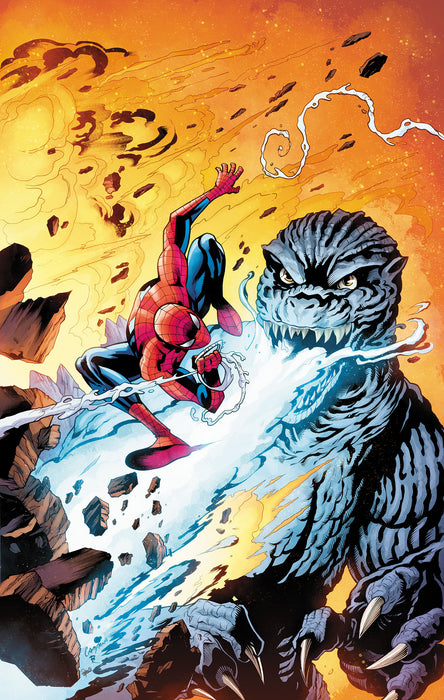 GODZILLA VS. SPIDER-MAN #1 1:100 CHRIS CAMPANA VIRGIN VARIANT