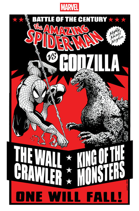 GODZILLA VS. SPIDER-MAN #1 LEE GARBETT VERSUS VARIANT