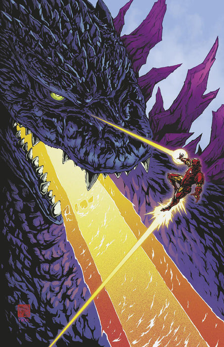 GODZILLA VS. AVENGERS #1 1:25 TAKASHI OKAZAKI RATIO VIRGIN 2ND PRINTING VARIANT