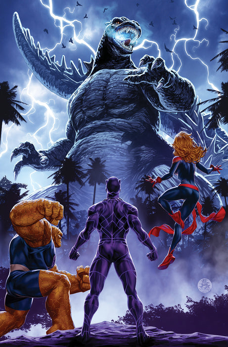 GODZILLA DESTROYS THE MARVEL UNIVERSE #4 1:50 MARK BROOKS VIRGIN VARIANT