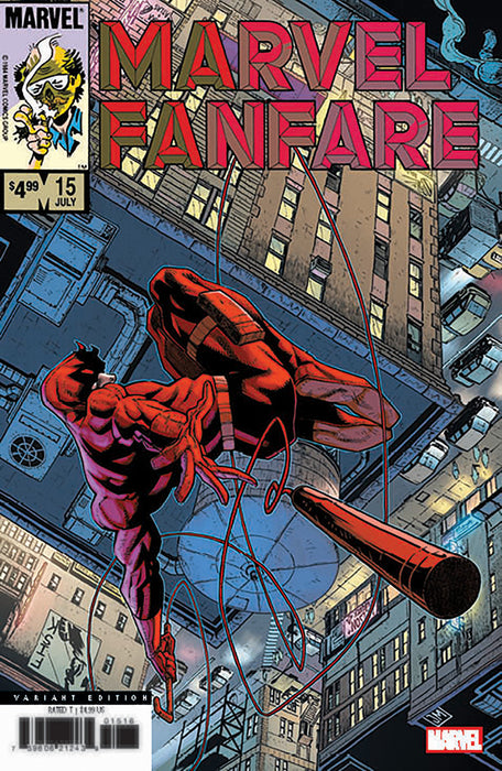 MARVEL FANFARE #15 1:25 FACSIMILE EDITION JUSTIN MASON VARIANT