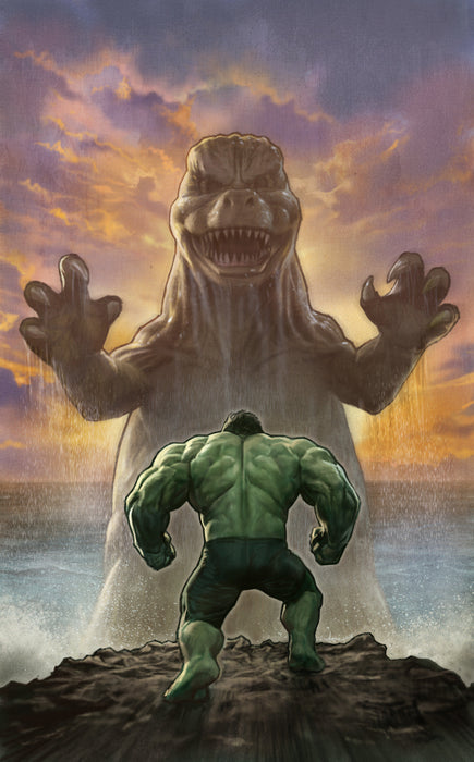 GODZILLA VS. HULK #1 1:100 STONEHOUSE VIRGIN VARIANT