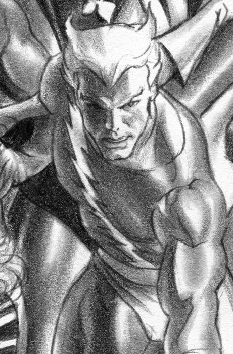THE VISION & THE SCARLET WITCH #1 1:100 ALEX ROSS TIMELESS VIRGIN SKETCH VARIANT