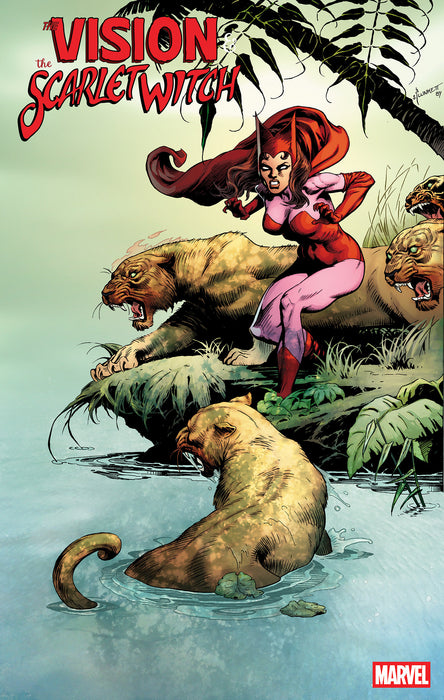 THE VISION & THE SCARLET WITCH #1 1:50 SANDY PLUNKETT HIDDEN GEM VARIANT