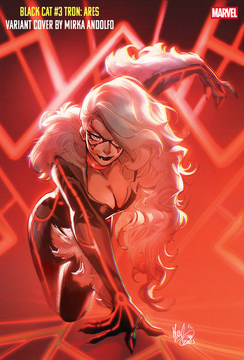 BLACK CAT (2025) #3 MIRKA ANDOLFO TRON: ARES VARIANT