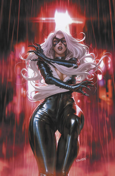 BLACK CAT (2025) #4 1:50 DERRICK CHEW BLACK CAT VIRGIN VARIANT