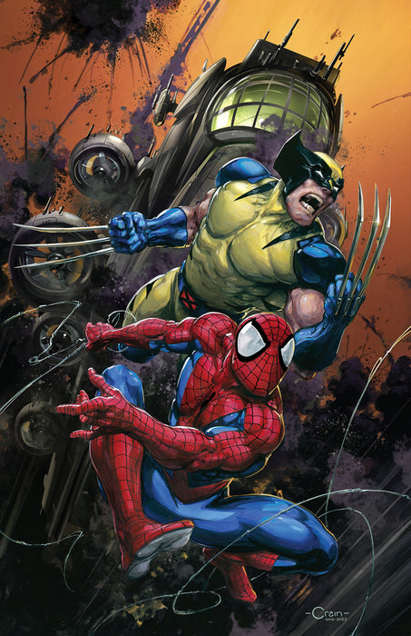 SPIDER-MAN & WOLVERINE #1 1:100 CLAYTON CRAIN VIRGIN VARIANT