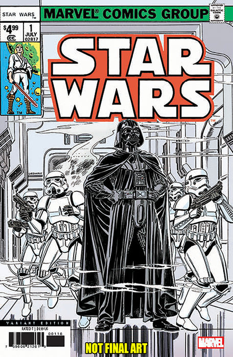 STAR WARS 1977 #1 1:25 FACSIMILE EDITION JERRY ORDWAY VARIANT [NEW PRINTING]