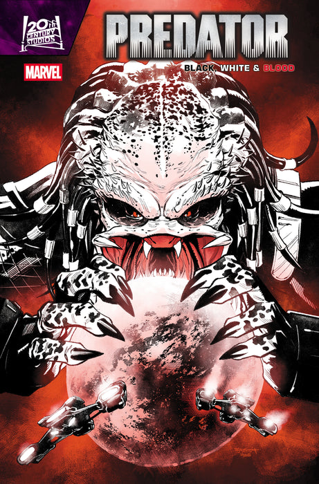 PREDATOR: BLACK, WHITE & BLOOD #4 1:25 STEPHEN SEGOVIA VARIANT