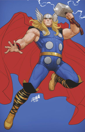 MORTAL THOR #12 1:50 DAVID NAKAYAMA COLOR BLOCK BLUE VIRGIN VARIANT