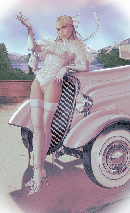 EMMA FROST: THE WHITE QUEEN #1 1:100 JOSHUA SWABY EMMA FROST VIRGIN VARIANT