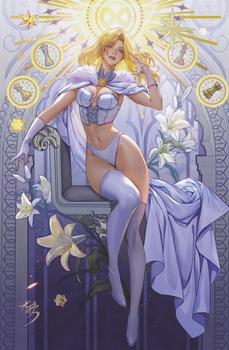 EMMA FROST: THE WHITE QUEEN #3 1:50 FANYANG EMMA FROST VIRGIN VARIANT