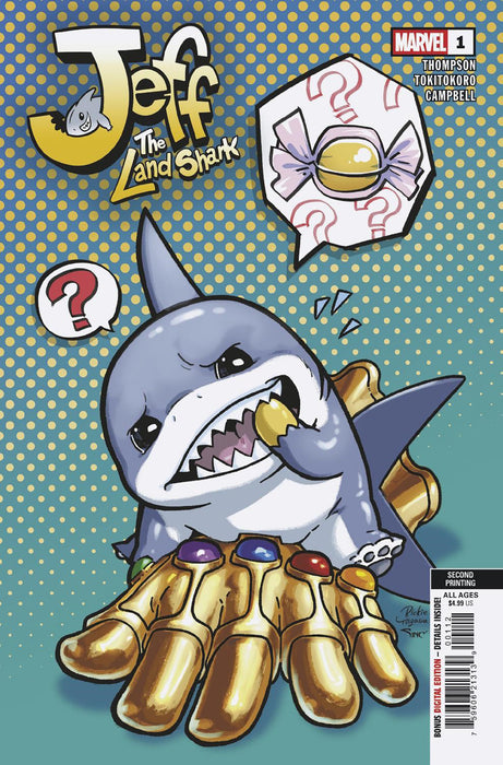 JEFF THE LANDSHARK #1 RICKIE YAGAWA 2ND PRINTING VARIANT