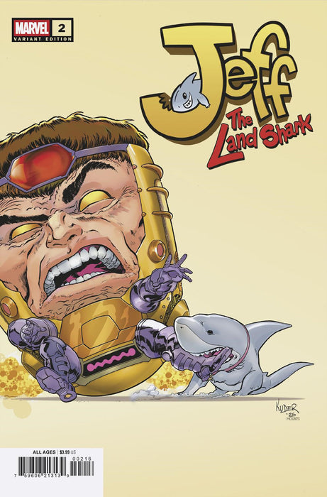 JEFF THE LAND SHARK (2025) #2 1:25 AARON KUDER VARIANT