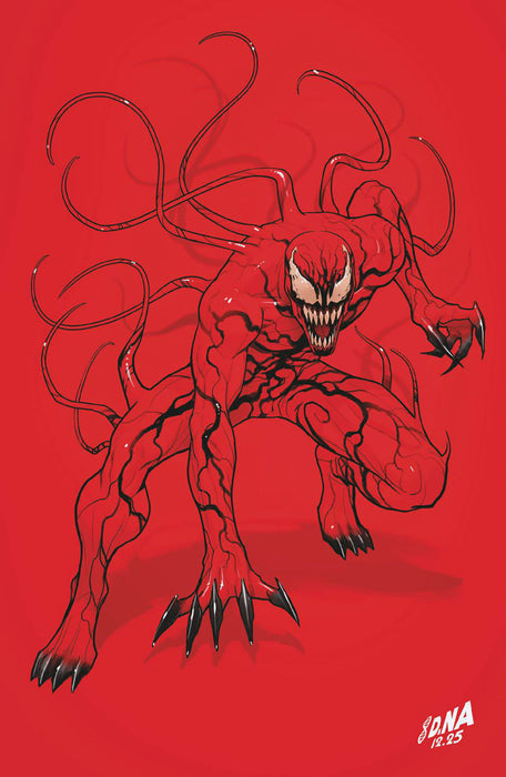 VENOM #254 1:50 DAVID NAKAYAMA COLOR BLOCK RED VIRGIN VARIANT
